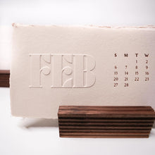 Load image into Gallery viewer, Calendar & Wooden Holder